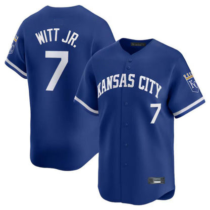KC.Royals #7 Bobby Witt Jr. Royal Player Limited American Stitched Baseball Jerseys baseball jersey product view 1