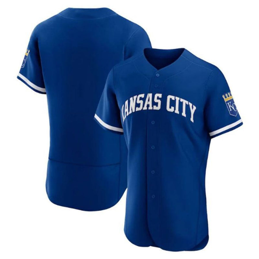 KC.Royals Blank Player Royal Elite Baseball Jerseys baseball jersey product view 1