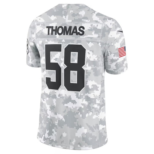 KC.Chiefs #58 Derrick Thomas Arctic Camo 2024 Salute to Service Limited Jersey Stitched American Football Jerseys football jersey product view 1