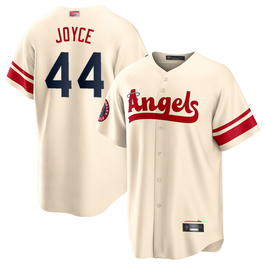 LA.Angels #44 Ben Joyce Player Cream City Connect Limited Baseball Jerseys baseball jersey product view 1