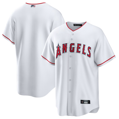 LA.Angels Blank Player White Replica Game Baseball Jerseys baseball jersey product view 1