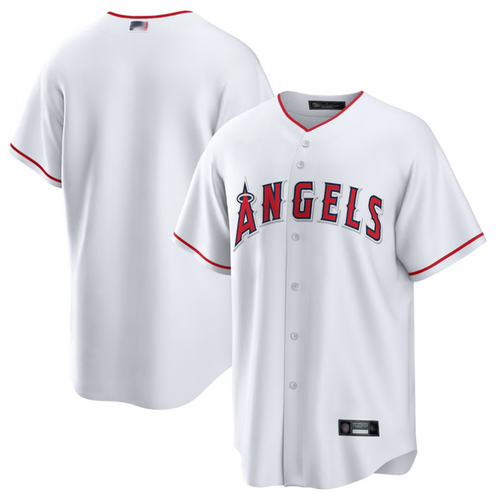 LA.Angels Blank Player White Replica Game Baseball Jerseys baseball jersey product view 1