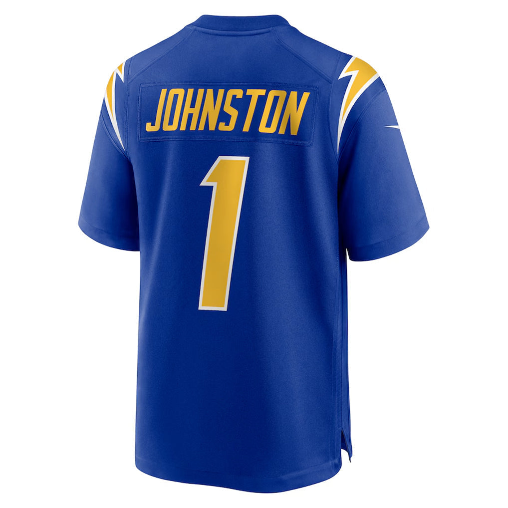 LA.Chargers #1 Quentin Johnston Player Royal Home Game Football Jerseys football jersey product view 1