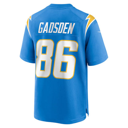 LA.Chargers #86 Oronde Gadsden Player Powder Blue Home Game Football Jerseys football jersey product view 1
