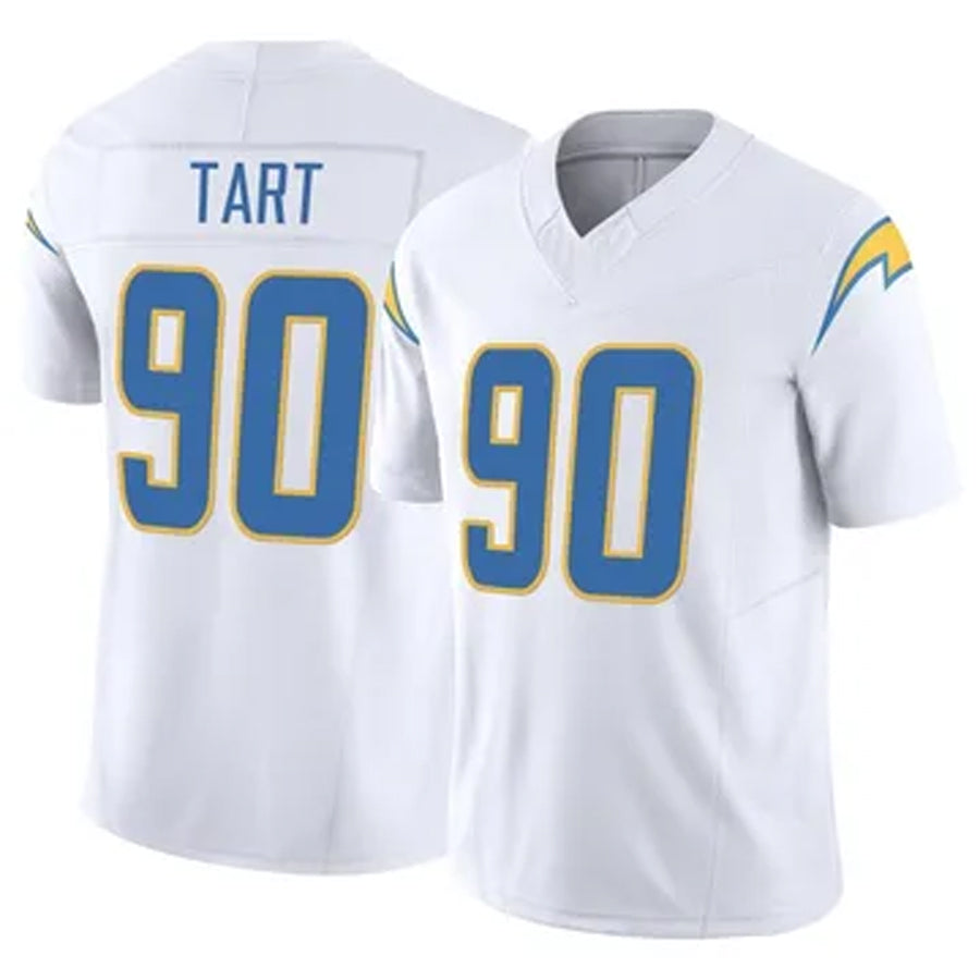 LA.Chargers #90 Teair Tart Player White Vapor F.U.S.E. Limited Football Jerseys football jersey product view 1