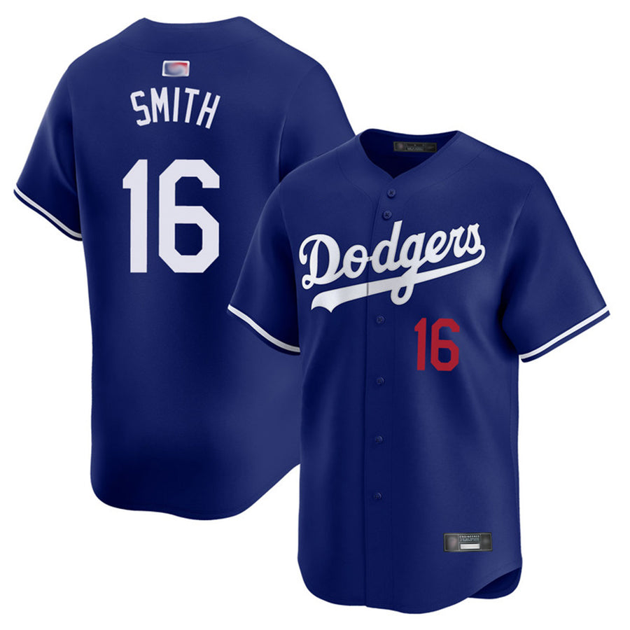 LA.Dodgers #16 Will Smith Player Royal Home Limited Baseball Jerseys baseball jersey product view 1