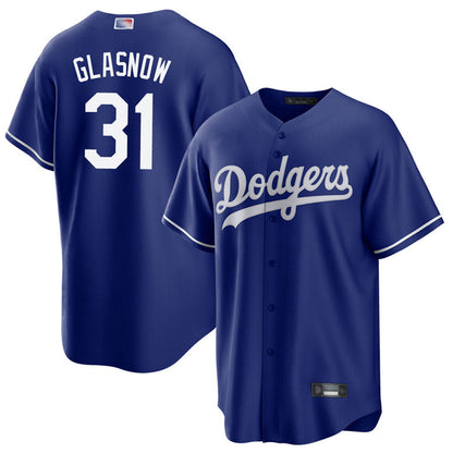 LA.Dodgers #31 Tyler Glasnow Player Royal Home Replica Baseball Jerseys baseball jersey product view 1