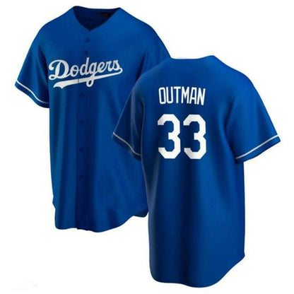 LA.Dodgers #33 James Outman Player Royal Replica Baseball Jerseys baseball jersey product view 1