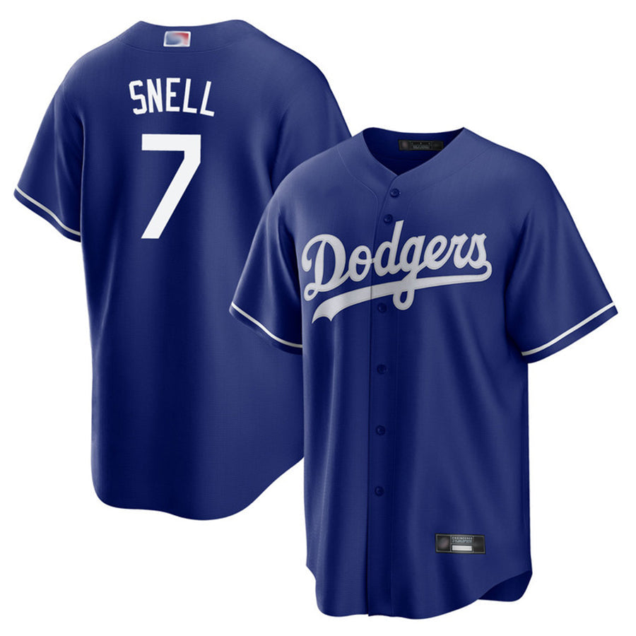 LA.Dodgers #7 Blake Snell Player Royal Home Limited Baseball Jerseys baseball jersey product view 1