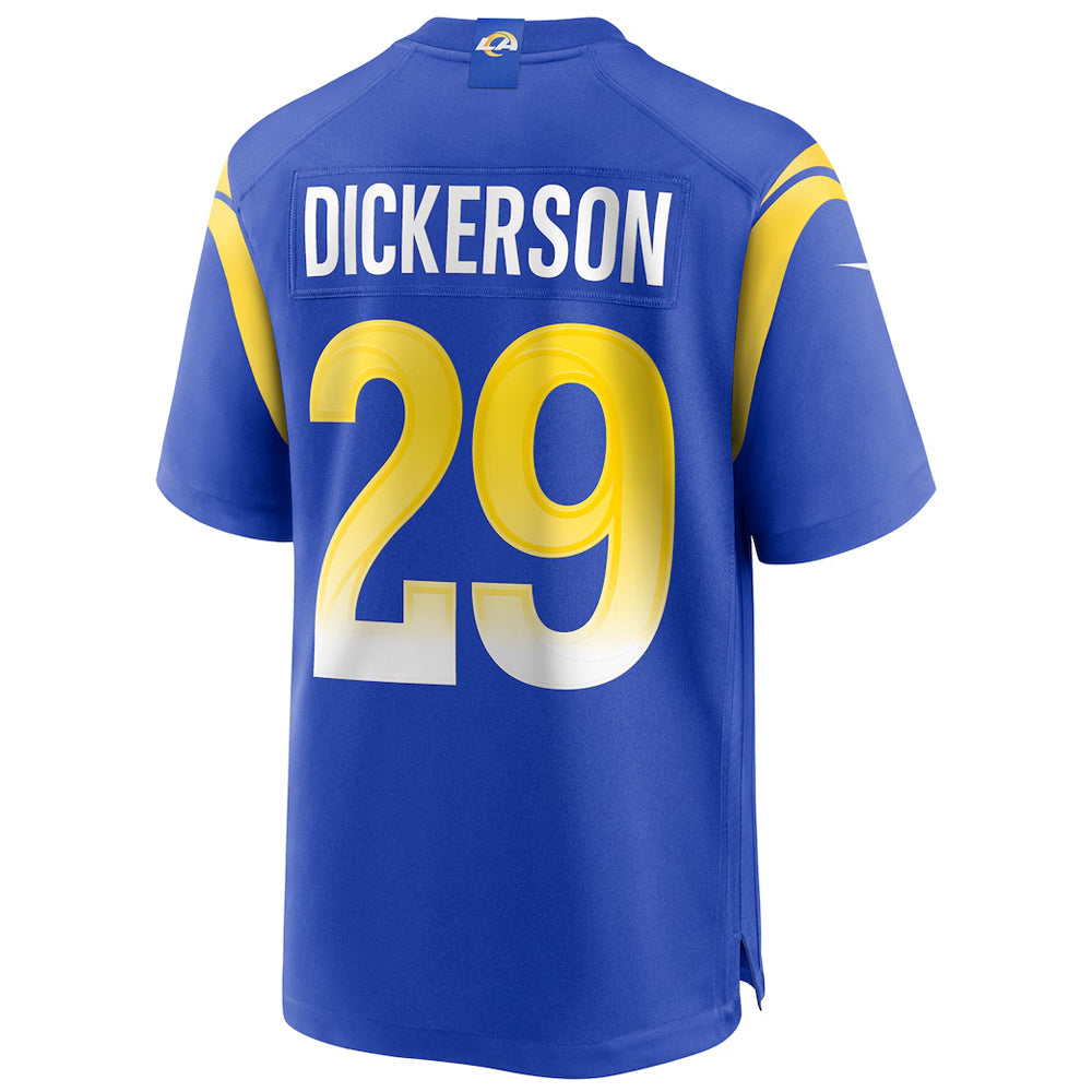 LA.Rams #29 Eric Dickerson Player Royal Home Game Football Jerseys football jersey product view 1