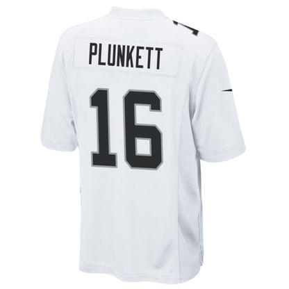 LV.Raiders #16 Jim Plunkett Player White Home Game Football Jerseys football jersey product view 1