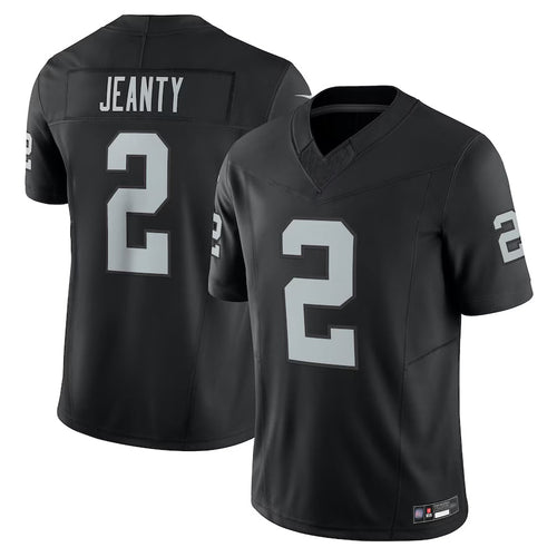 LV.Raiders #2 Ashton Jeanty Player Black Home Limited Football Jerseys football jersey product view 1