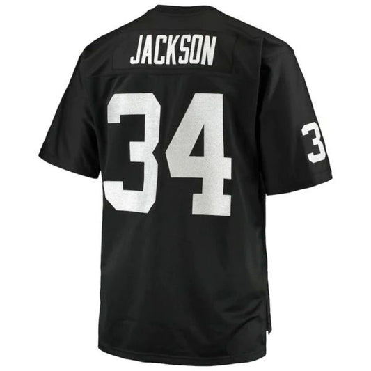 #34 Bo Jackson Player LV.Raiders Black 1988 Retired Replica Jersey Stitched American Football Jerseys football jersey product view 1