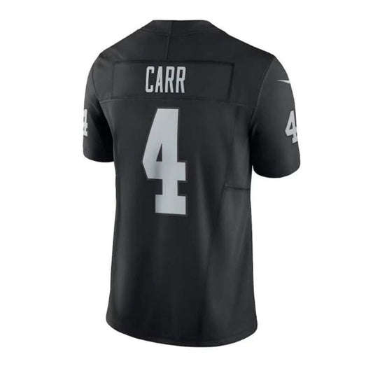 #4 Derek Carr Player LV.Raiders Black Vapor F.U.S.E. Limited Football Jerseys football jersey product view 1