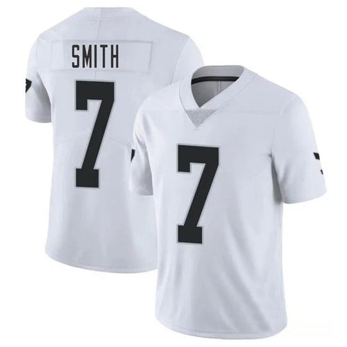 LV.Raiders #7 Geno Smith Player White Vapor Limited Football Jerseys football jersey product view 1