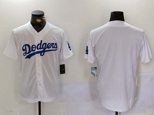 LA.Dodgers Blank Player White Jersey Cool Base Stitched Baseball Jerseys baseball jersey product view 1