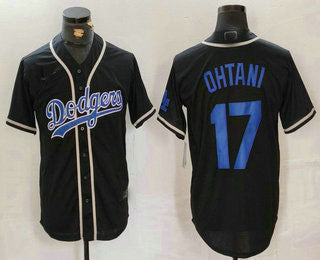 LA.Dodgers #17 Shohei Ohtani Player Black Cool Base With Patch Stitched Baseball Jerseys baseball jersey product view 1