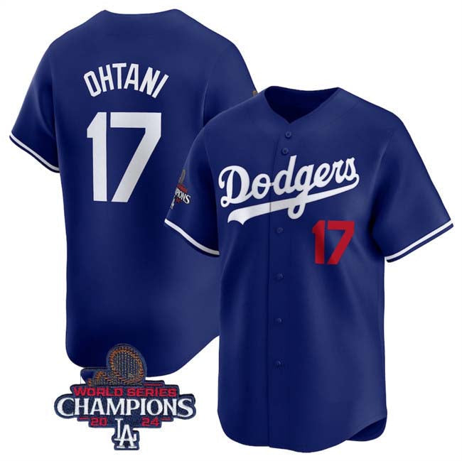 LA.Dodgers #17 Shohei Ohtani Player Royal Limited Stitched Baseball Jerseys baseball jersey product view 1