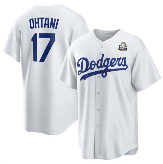 LA.Dodgers #17 Shohei Ohtani Player Game Jersey White Cool Base Stitched Baseball Jerseys baseball jersey product view 1