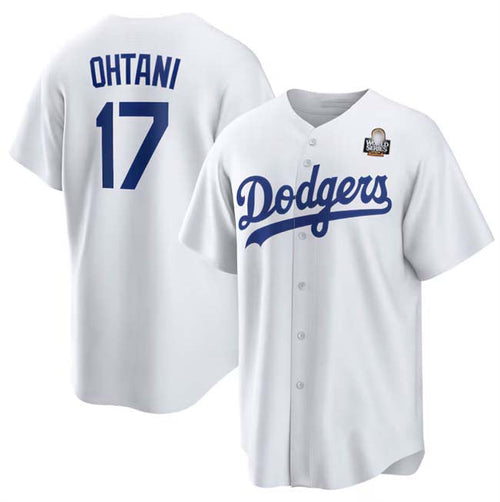 LA.Dodgers #17 Shohei Ohtani Player Game Jersey White Cool Base Stitched Baseball Jerseys baseball jersey product view 1