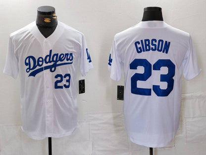 LA.Dodgers #23 Kirk Gibson White Player Jersey Cool Base Stitched Baseball Jerseys baseball jersey product view 1