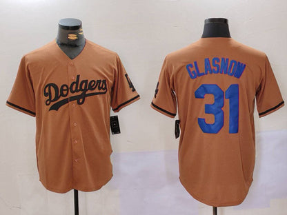 LA.Dodgers #31 Tyler Glasnow Olive Cool Base Limited Stitched Baseball Jerseys Player Game Jersey baseball jersey product view 1