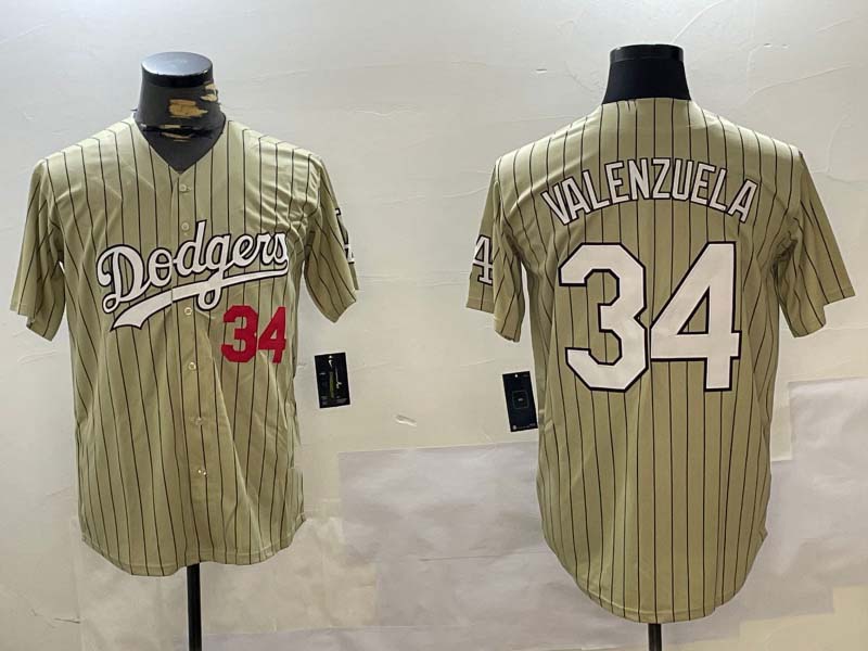 LA.Dodgers #34 Fernando Valenzuela Player Jersey Authentic Collection Stitched Baseball Jerseys baseball jersey product view 1