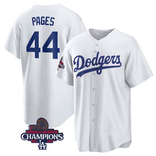 LA.Dodgers #44 Andy Pages Player White Cool Base Stitched Baseball Jerseys baseball jersey product view 1
