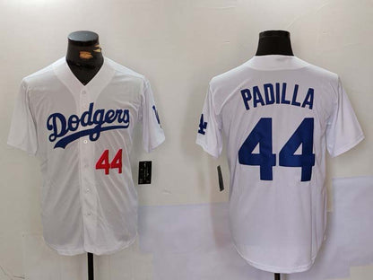 LA.Dodgers #44 Vicente Padilla Player White Jersey Cool Base Stitched Baseball Jerseys baseball jersey product view 1