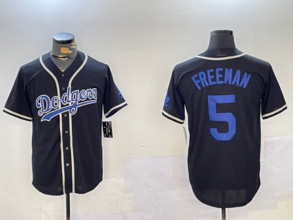 LA.Dodgers #5 Freddie Freeman Blue Player Game Jersey Cool Base Stitched Baseball Jerseys baseball jersey product view 1