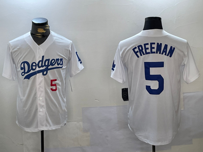 LA.Dodgers #5 Freddie Freeman White Player Game Jersey Cool Base Stitched Baseball Jerseys baseball jersey product view 1