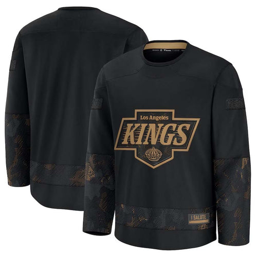 L.Angeles Kings Supporters Blank Player Game Hockey Jersey - Black Stitched American Hockey Jerseys hockey jersey product view 1