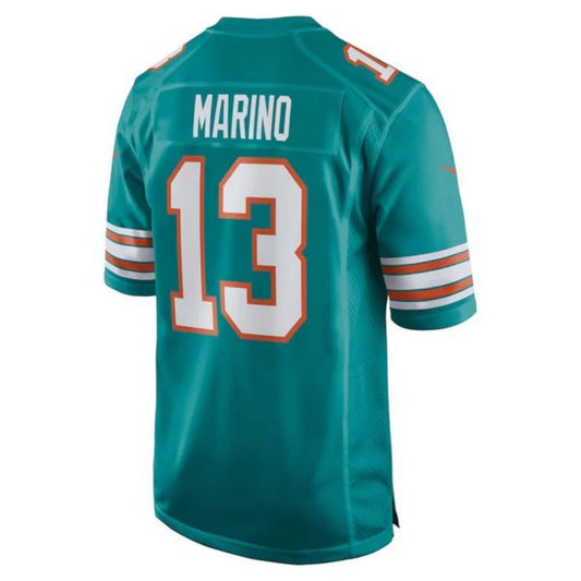 #13 Dan Marino Player M.Dolphins Aqua Game Stitched Football Jerseys football jersey product view 1