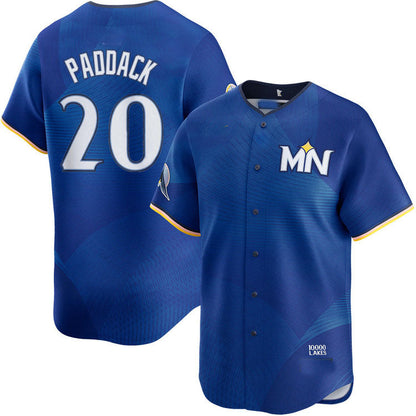 M.Twins #20 Chris Paddack Player City Connect Limited Baseball Jerseys baseball jersey product view 1
