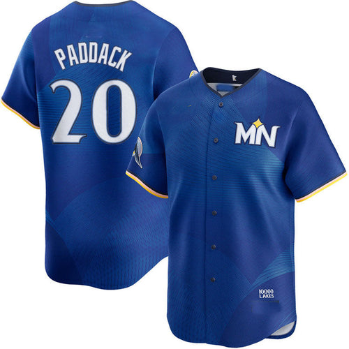 M.Twins #20 Chris Paddack Player City Connect Limited Baseball Jerseys baseball jersey product view 1