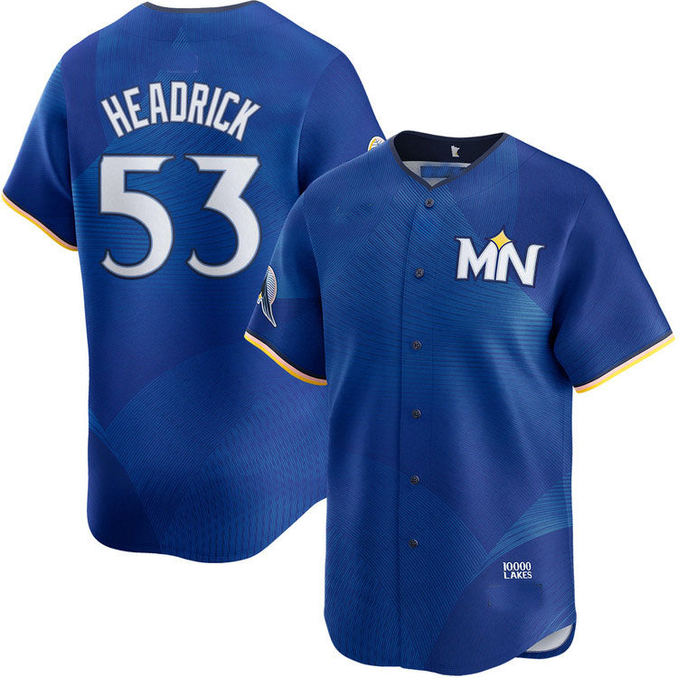 M.Twins #53 Brent Headrick Player City Connect Limited Baseball Jerseys baseball jersey product view 1
