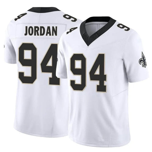 NO.Saints #94 Cameron Jordan Player White Vapor F.U.S.E. Limited Football Jerseys football jersey product view 1