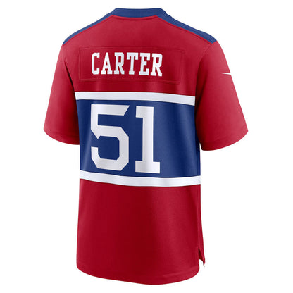 NY.Giants #51 Abdul Carter Player Red Home Game Football Jerseys football jersey product view 1