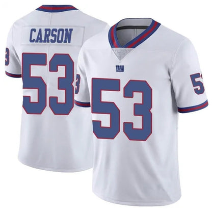 NY.Giants #53 Harry Carson Player White Vapor Limited Football Jerseys football jersey product view 1