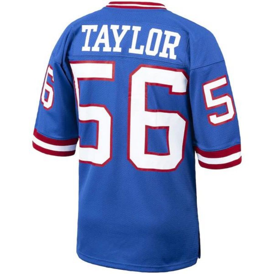 NY.Giants #56 Lawrence Taylor Mitchell & Ness Royal 1986 Throwback Retired Player Football Jerseys football jersey product view 1