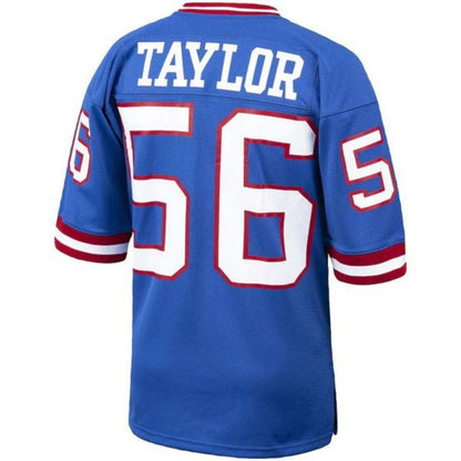 NY.Giants #56 Lawrence Taylor Mitchell & Ness Royal 1986 Throwback Retired Player Football Jerseys football jersey product view 1