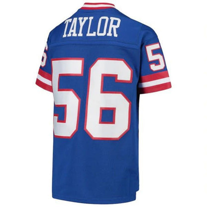 NY.Giants #56 Lawrence Taylor Mitchell & Ness Royal 1986 Legacy Retired Player Football Jerseys football jersey product view 1
