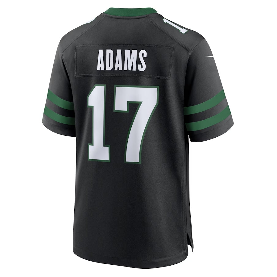 NY.Jets #17 Davante Adams Player Legacy Black Game Stitched American Football Jerseys football jersey product view 1