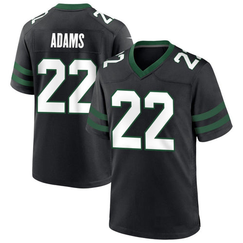 NY.Jets #22 Tony Adams Player Black Home Game Football Jerseys football jersey product view 1