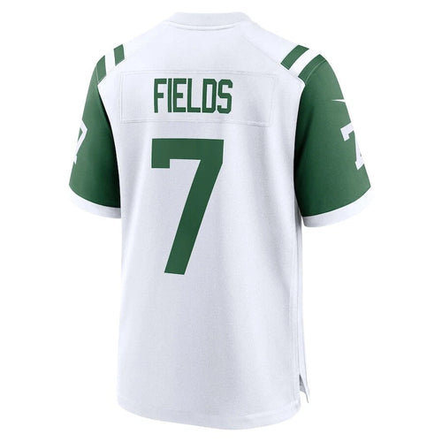 NY.Jets #7 Justin Fields Player White Game Football Jerseys football jersey product view 1