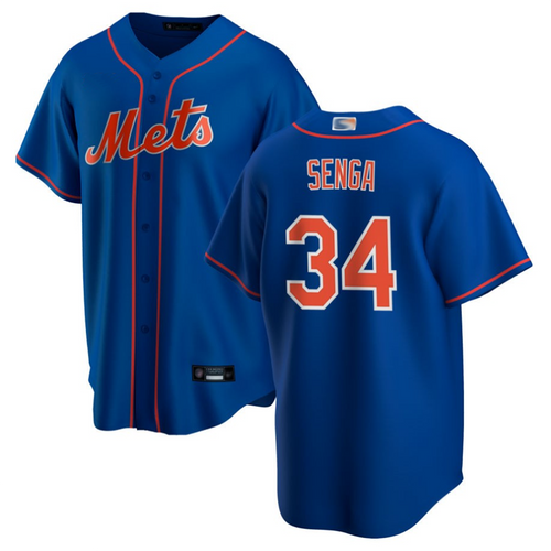 NY.Mets #34 Kodai Senga Player Royal Home Replica Baseball Jerseys baseball jersey product view 1