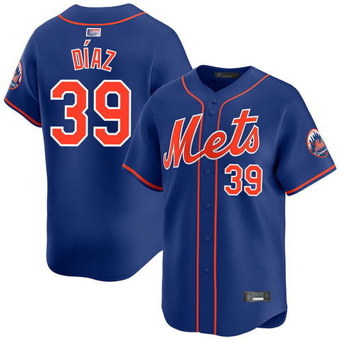 NY.Mets #39 Edwin Diaz Player Royal Home Limited Baseball Jerseys baseball jersey product view 1