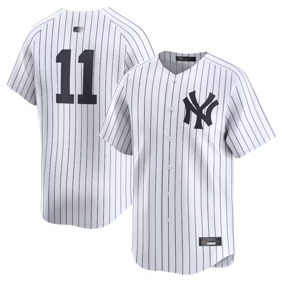 NY.Yankees #11 Anthony Volpe Player White Home Limited Baseball Jerseys baseball jersey product view 1
