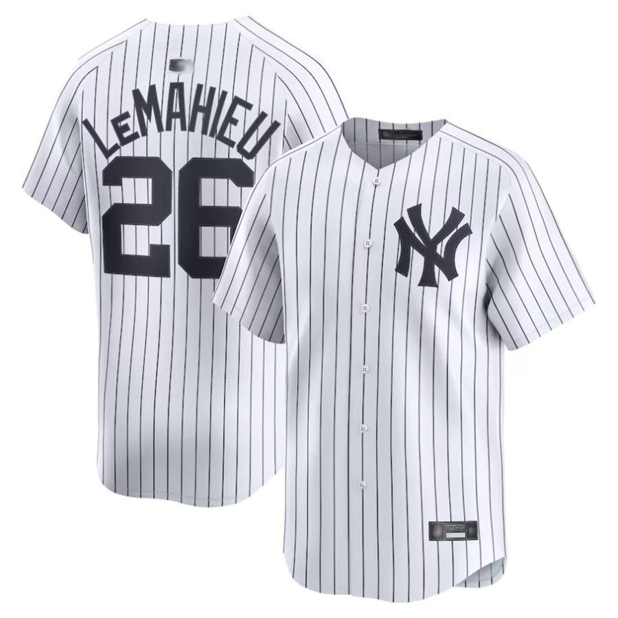 NY.Yankees #26 DJ LeMahieu White Home Limited Player Baeball Jerseys baseball jersey product view 1