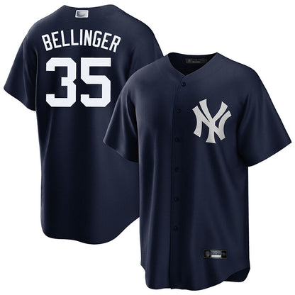 NY.Yankees #35 Cody Bellinger Player Navy Home Replica Baseball Jerseys baseball jersey product view 1